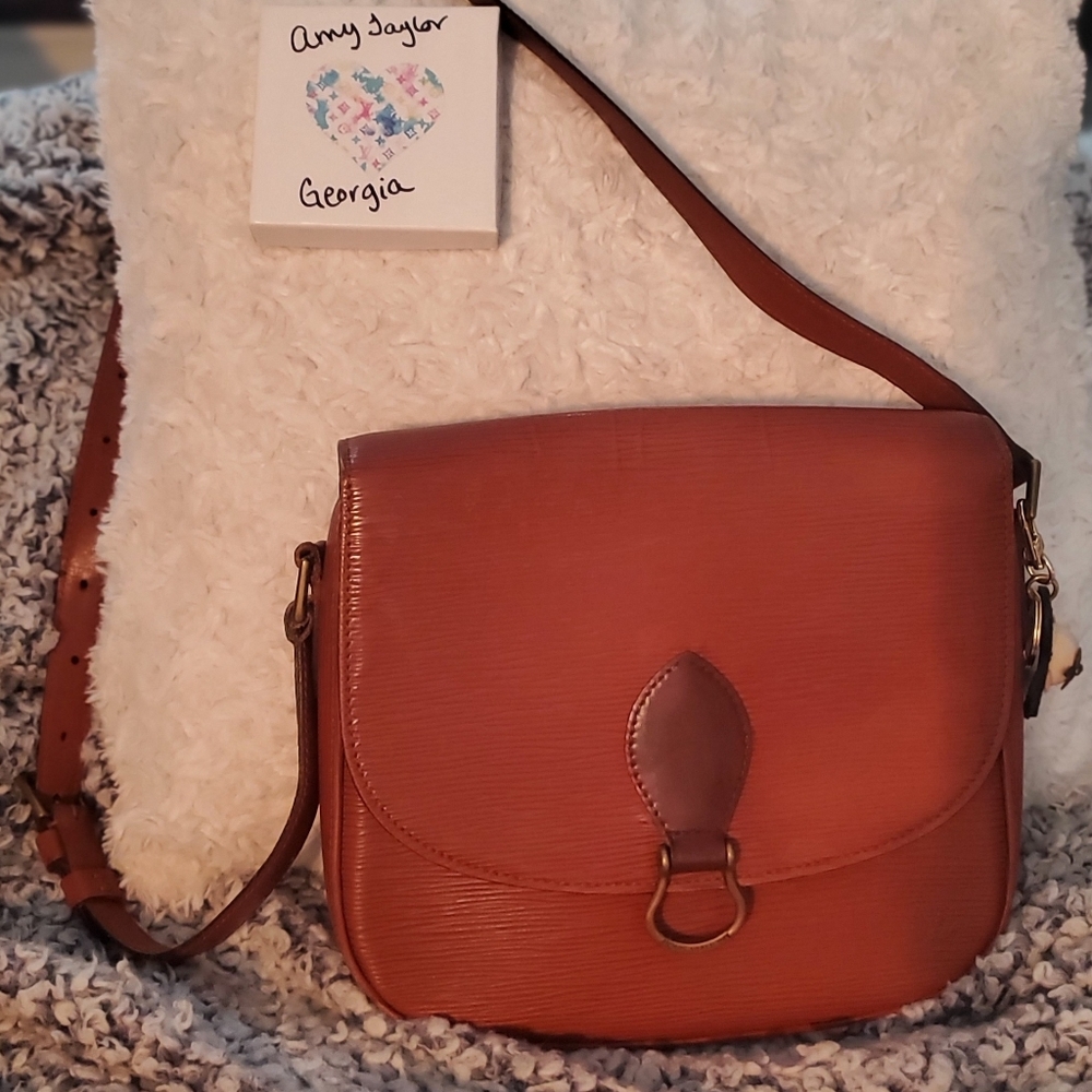 Louis Vuitton Tan Brown Crossbody Saddle Bag